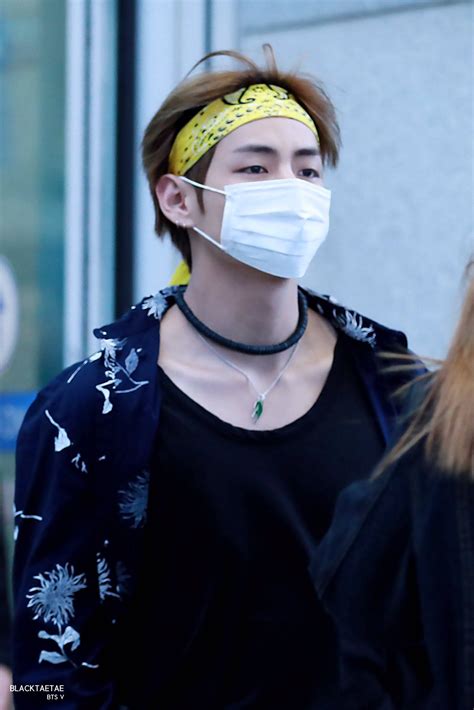 taehyung bandana gucci|bts v Gucci shirt.